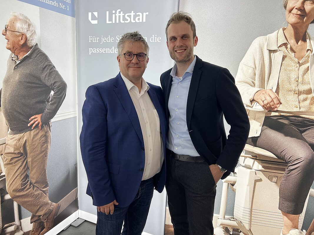 Foto von Geschäftsführer Jens Sellhorn und Alexander Weper
